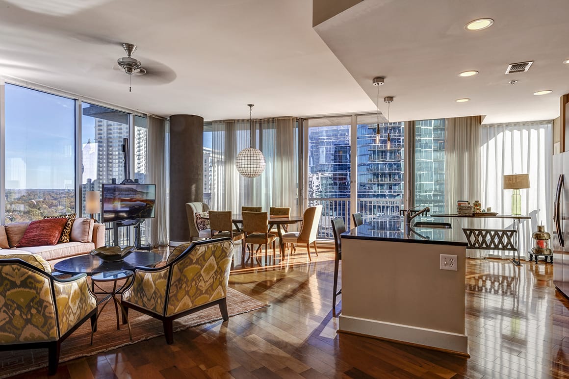 1080 Peachtree - main living space